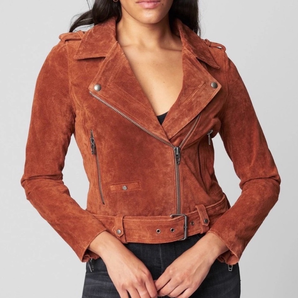 Blank NYC Suede Moto Jacket